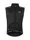 Force V48 Men's Sleeveless Cycling Windbreaker Jacket Black