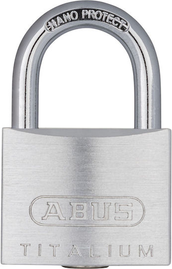 Abus SL 6 Aluminum Padlock Lengthened with Key 40mm Silver 1pcs
