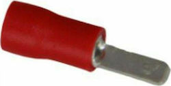 Commel Quick Disconnect with Insulation Red 25 Pieces