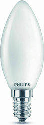 Philips Becuri LED pentru Soclu E14 și Formă B35 Alb cald 250lm 1buc