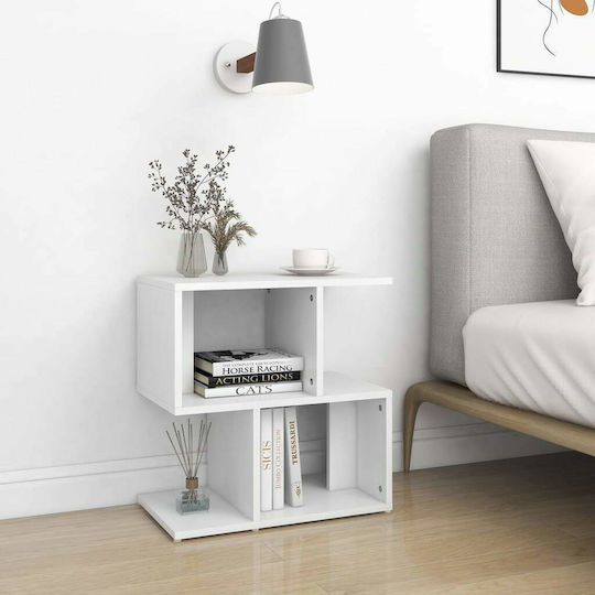 Nachttisch White 50x30x51.5cm