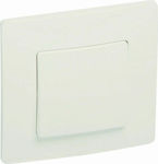 Legrand Niloe Recessed Electrical Lighting Wall Switch with Frame Basic White 396426