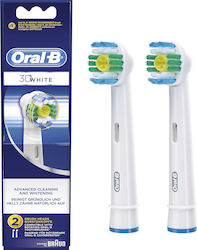 Oral-B 3D White Pro Bright Ανταλλακτικές Κεφαλές για Ηλεκτρική Οδοντόβουρτσα 2τμχ