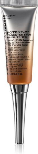 Peter Thomas Roth Potent-C Targeted Spot Brightener Moisturizing Serum Face with Vitamin C & Vitamin E for Detoxification & Radiance 15ml