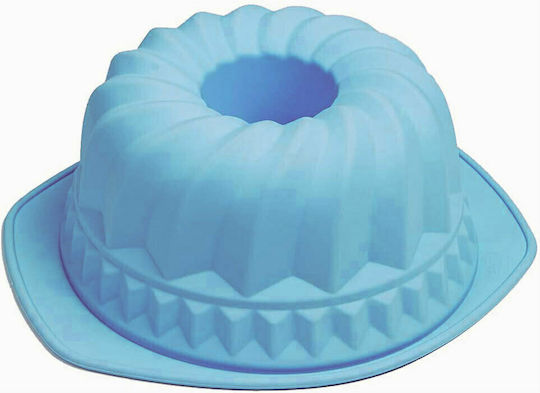 Backform Torte Silikon 28x28x11cm Blue 1cm