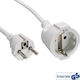 InLine Extension Cable Cord 3x1.5mm²/3m White