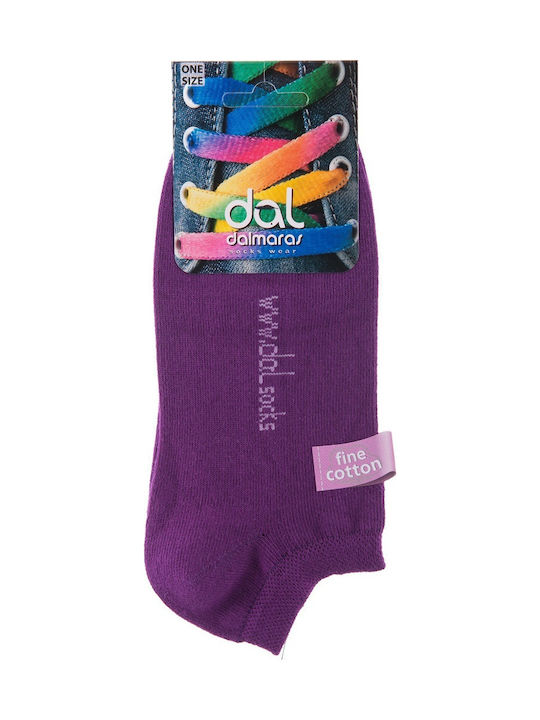 Dal 904 Women's Plain Socks Purple