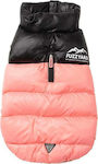 Fuzzyard Harlem Puffer Pink Dog Coat with 26cm ...