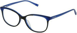 Sting Damen Acetat Brillengestell Blau VST117 0V13