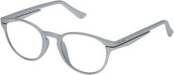 Police Metal Eyeglass Frame Gray VPL635 0D56