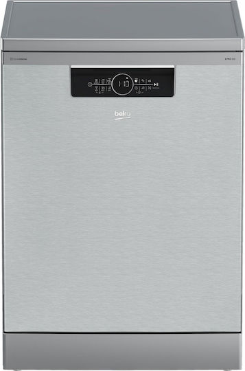 Beko Freistehender Geschirrspüler für 15 Gedecke B60xH85cm Inox