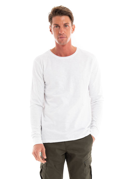 Gabba Herren Langarmshirt Weiß