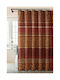 Cyclops Fabric Shower Curtain 240x180cm Danica Red