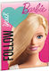 Gim Τετράδιο Ριγέ 40 Φύλλων Barbie Ροζ