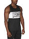 Leone Shock AB224 Herren Ärmellos T-Shirt AB224 für Boxen Schwarz