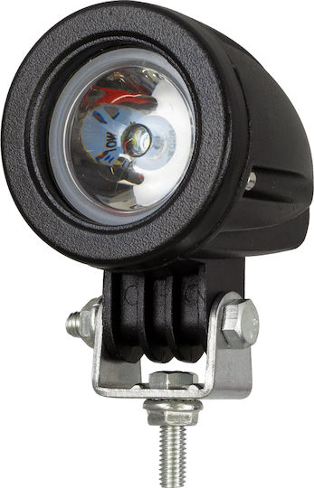 GloboStar PRO Series Roundς Waterproof Headlights Car LED Universal 10 - 30V 20W 5.6cm with White Lighting 1pcs