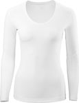 Γυναικεία Ισοθερμική Μακρυμάνικη Μπλούζα Λευκή
