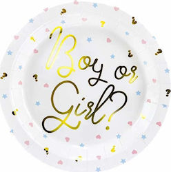 Boy or Girl Placă pentru Party 6buc