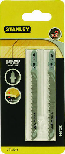 Stanley STA21062-XJ Blade HCS for Wood 68mm 2pcs