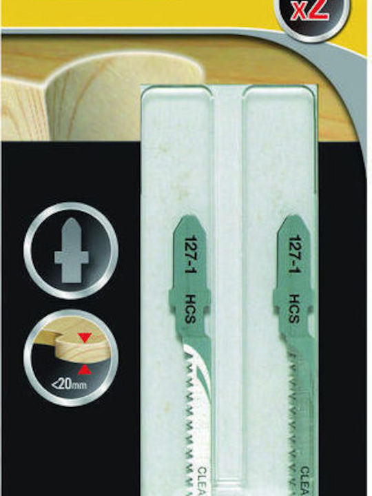 Stanley STA21042 Lamele HCS pentru lemn 76mm 2buc