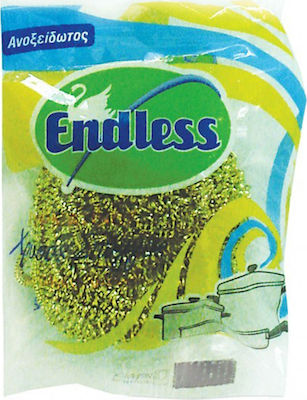 Endless Wire Kitchen Sponge for Dishes Gold