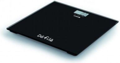 Ca-Mi Defile Digital Bathroom Scale with Body Fat Counter Black