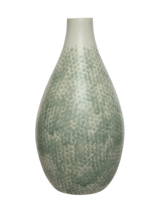 Kaemingk Decorative Vase Green 21x21x40cm