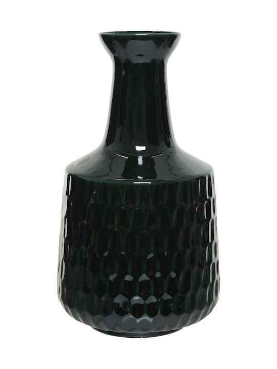 Kaemingk Decorative Vase Green 18.5x18.5x33cm