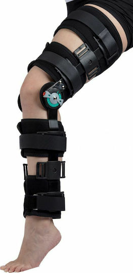 Armor Orthopedics ARK1011 Νάρθηκας Μηροκνημικός σε Μαύρο Χρώμα