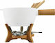 Boska Holland Mr. Big Porcelain Fondue Pot with Tea Light for 12 Persons White 49x31.5x30cm
