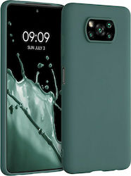 KWmobile Poco X3 Pro Back Cover Silicon Albastr...
