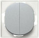 Aling Conel Eon Recessed Wall Switch Lighting Two-Way without Frame Silver