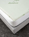 Pennie Twin XL Memory Foam Mattress Topper Anosis with Removable Cover 160x200x5cm