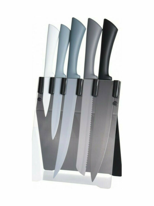 JK Home Decoration Knife Set With Stand of Stainless Steel 413674 5pcs