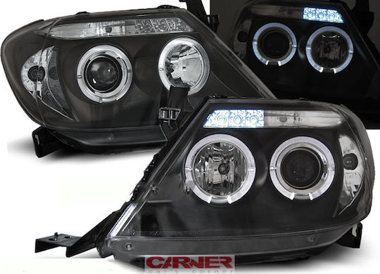 Sonar Front Lights Angel Eyes Led for Toyota Hilux 2005-2011 2pcs