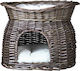 Trixie Wicker Nest Cat Gray 54x43x37cm