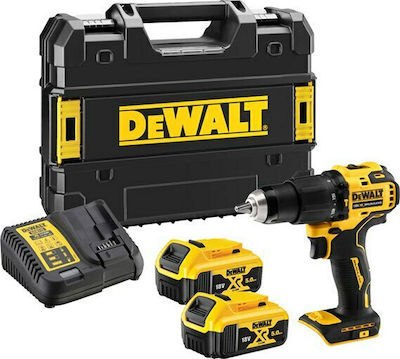 Dewalt XR Compact Șurubelniță cu percuție Mașină de găurit Baterie Fără perii 18V 2x5Ah DCD709P2T