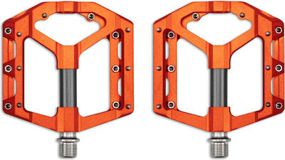 RFR Flat Slt 2.0 Flat Bicycle Pedals Orange n Grey