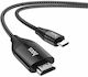 Hoco UA16 Cablu HDMI de sex masculin - USB-C de sex masculin 2m Gri