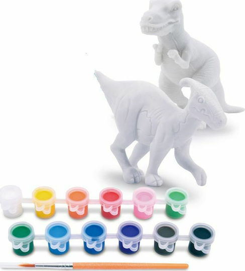 Playgo Ζωγραφική Paint Your Own Dinosaurs World για Παιδιά 8+ Ετών 2τμχ