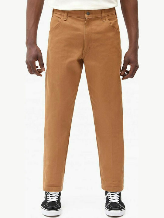Dickies Duck Canvas Ανδρικό Παντελόνι Chino Καφέ