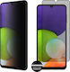 Idol 1991 Privacy Semi Curved 0.30mm Privacy Full Face Tempered Glass (Galaxy A22 4G - Galaxy A22 4G) 8298660