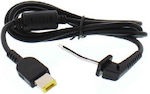 Well square with Pin για Laptop Lenovo Cable 1.2m Μαύρο (74325)