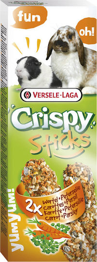 Versele Laga Behandelt für Meerschweinchen / Hase mit Karotte Crispy Sticks 110gr 2Stück