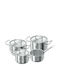 Zwilling J.A. Henckels Twin Classic Σετ Κατσαρόλες από Ανοξείδωτο Ατσάλι Ασημί 7τμχ