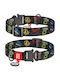 WauDog Justice League Metal Dog Collar 35 - 58cm