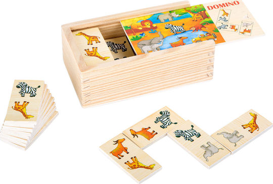 Board Game Ξύλινο Domino Safari for 1+ Players 3+ Years Old (EN) Small Foot