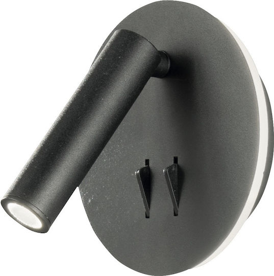 Ondaluce Monos LED Spot în Culoare Negru