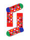 Happy Socks Baubles Unisex Κάλτσες με Σχέδια Πολύχρωμες