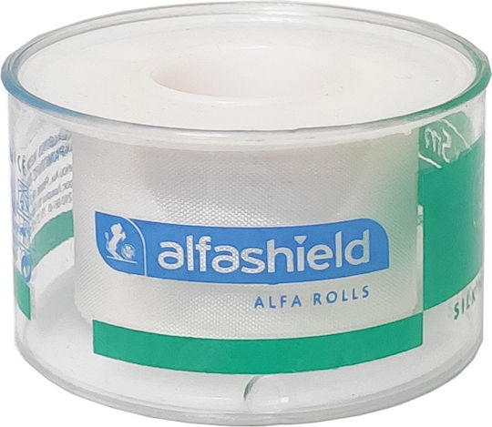 Karabinis Medical Alfashield Alfa Rolls Μεταξωτή Επιδεσμική Ταινία 2.5cm x 5m